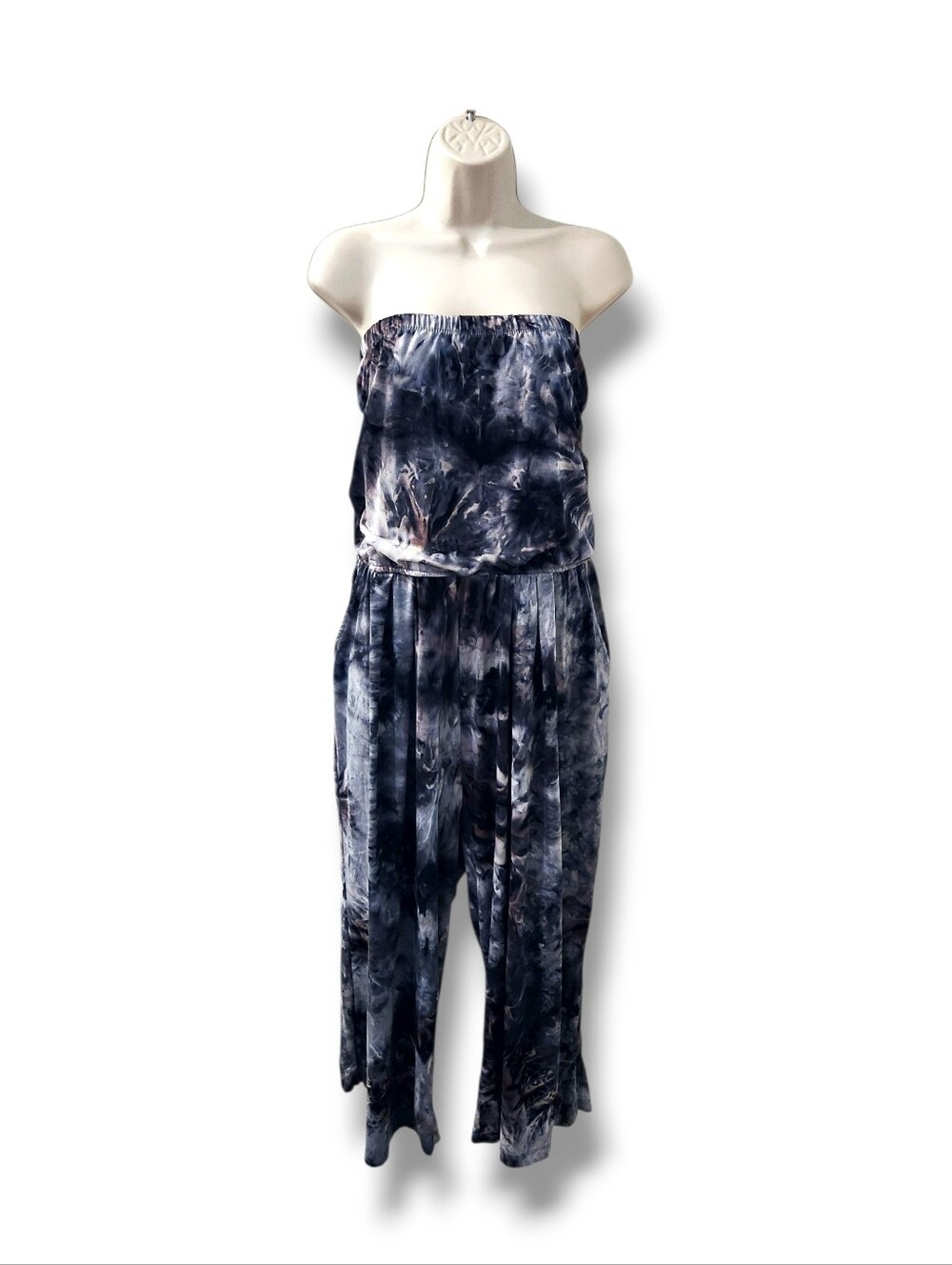J For Justify Tie Dye Knit Tube Jumpsuit With Pockets | 3X